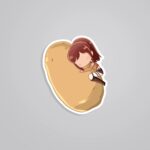 Sashas Potato Anime Stickers