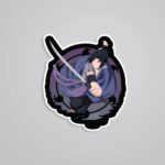 Sasuke Lightning Blade Anime Stickers