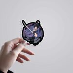 Sasuke Lightning Blade Anime Stickers