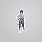 Sasuke Minimalist Anime Stickers
