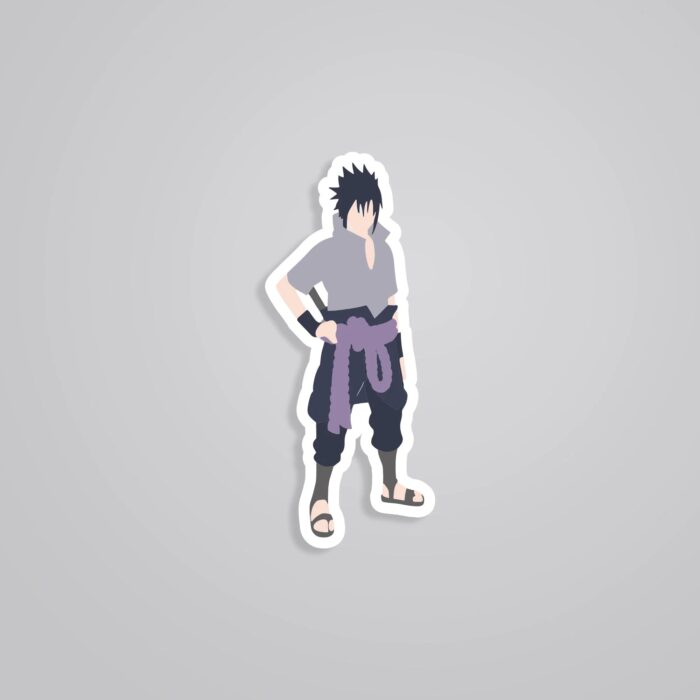 Sasuke Minimalist Anime Stickers