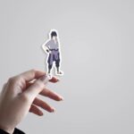 Sasuke Minimalist Anime Stickers