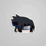 Sasuke Symbol Of Rebellion Anime Stickers