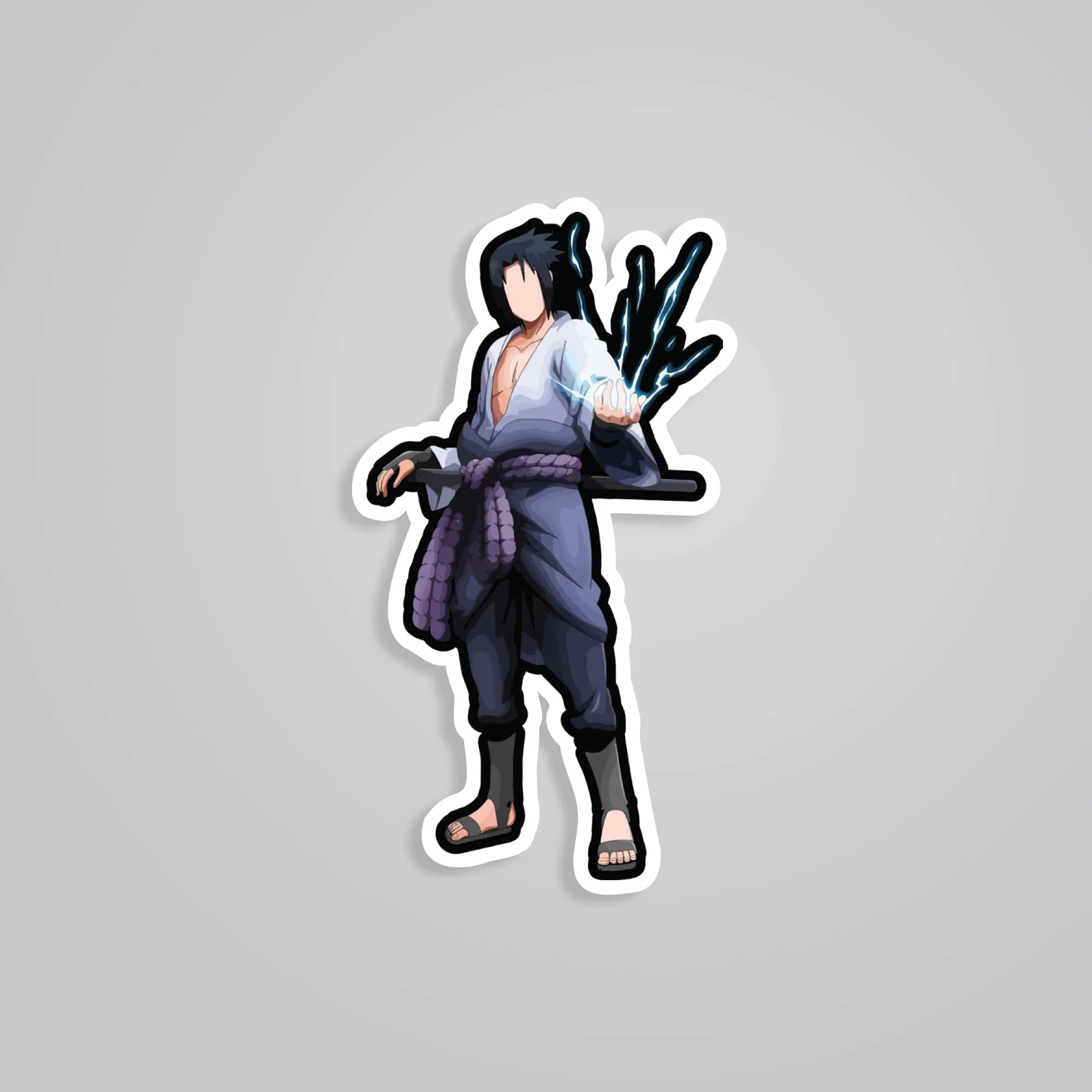 Sasukes Chidori Anime Stickers