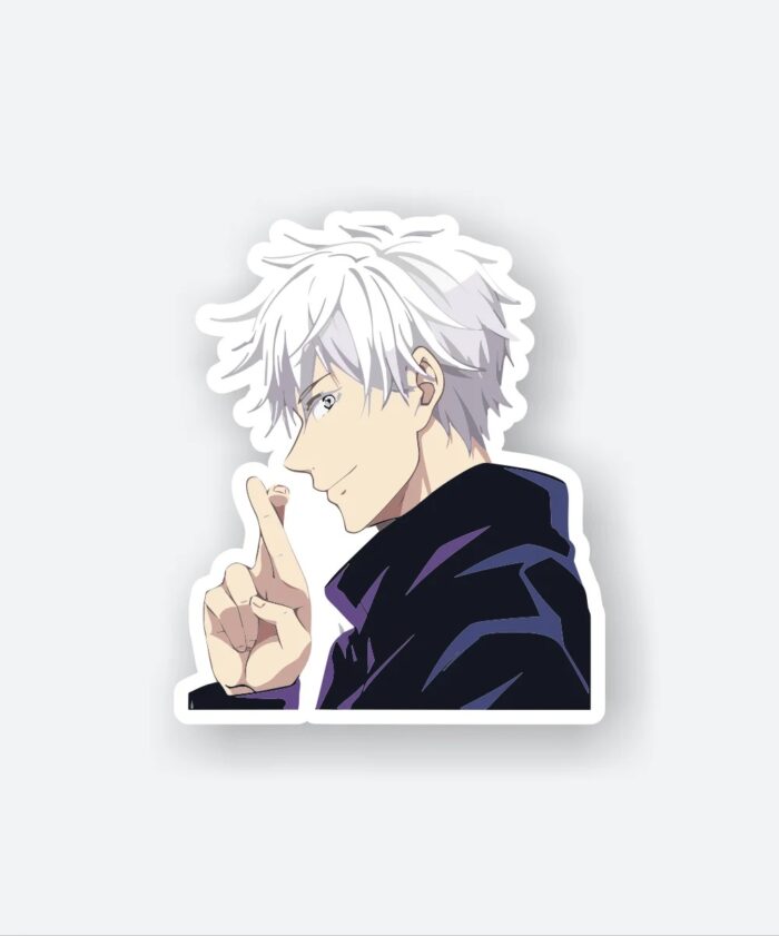 Satoru Gojo Byebyekawaii Sticker