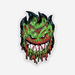 Scarred Monster Sticker
