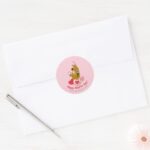 Scooby Doo Happy Hearts Day Classic Round Sticker