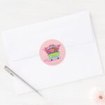 Scooby Doo You Drive Me Crazy Classic Round Sticker