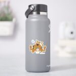 Scooby Doo Admiring Flower Sticker