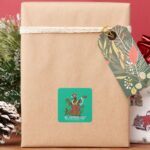 Scooby Doo All Decked Out Square Sticker