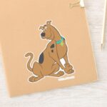 Scooby Doo Bashful Pose Sticker