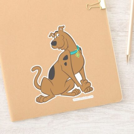 Scooby Doo Bashful Pose Sticker
