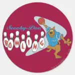 Scooby Doo Boliches Classic Round Sticker