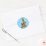 Scooby Doo Cuter Than Cute Classic Round Sticker
