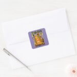 Scooby Doo Frightfully Delightful Square Sticker