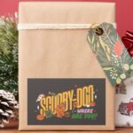 Scooby Doo Halloween Snack Logo Rectangular Sticker