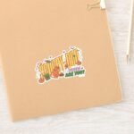 Scooby Doo Halloween Snack Logo Sticker