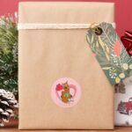 Scooby Doo Holding Heart Lolipops Classic Round Sticker