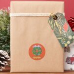 Scooby Doo Holiday Snack Wreath Graphic Classic Round Sticker