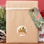 Scooby Doo In Flowers Classic Round Sticker