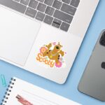 Scooby Doo In Flowers Sticker