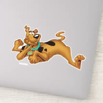Scooby Doo Lying Down Sticker