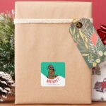 Scooby Doo Merry Laughter Square Sticker