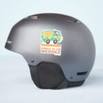 Scooby Doo Mystery Machine Peddle To The Meddle Sticker