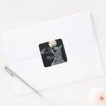 Scooby Doo Noir Haunted Mansion Graphic Square Sticker