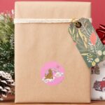 Scooby Doo Rainbow Butterfly Classic Round Sticker