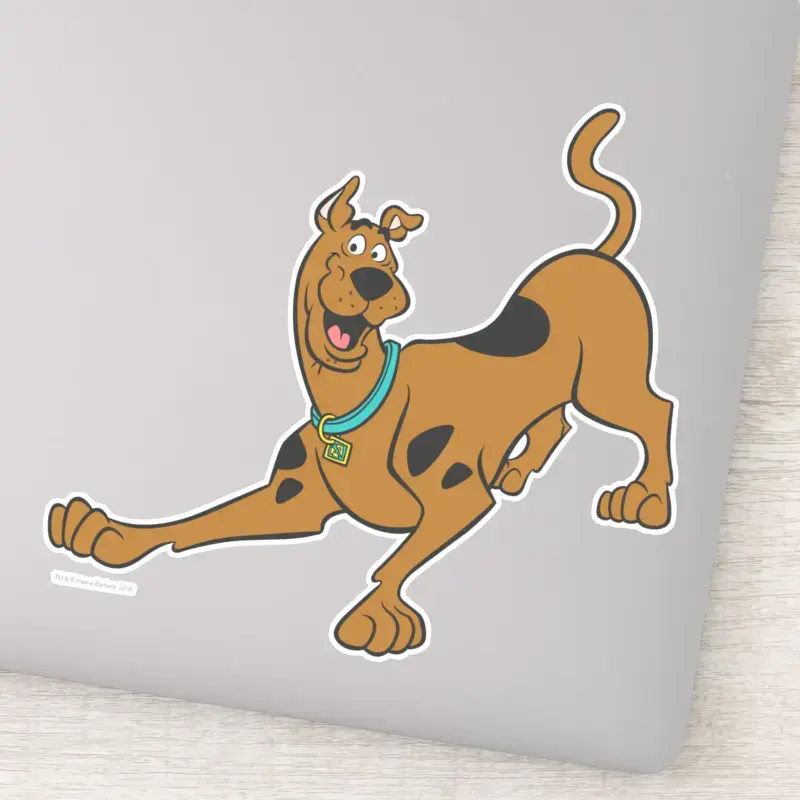 Scooby Doo Ready To Play Sticker