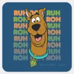 Scooby Doo Ruh Roh Square Sticker