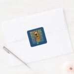 Scooby Doo Ruh Roh Square Sticker