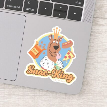 Scooby Doo Snac King Sticker