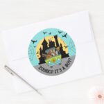 Scooby Doo Spooktacular Halloween Baby Shower Classic Round Sticker