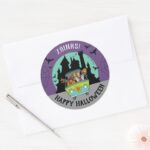 Scooby Doo Spooktacular Halloween Party Classic Round Sticker