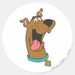Scooby Doo Tongue Out Classic Round Sticker