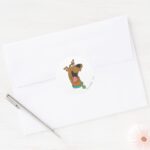 Scooby Doo Tongue Out Classic Round Sticker