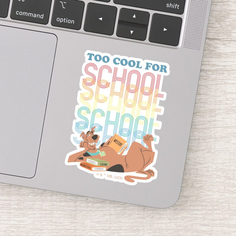 Scooby Doo Too Cool For School Sticker
