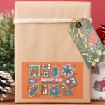 Scooby Doo Wall Of Halloween Picture Frames Rectangular Sticker