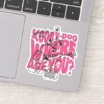 Scooby Doo Where Are You Punk Guitar Riff Sticker