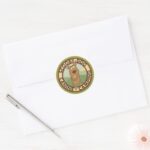 Scooby Doo Canine Camping Classic Round Sticker