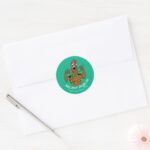 Scooby Doo Get Your Jingle On Classic Round Sticker
