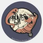 Scooby Doo Haunted Tails Classic Round Sticker