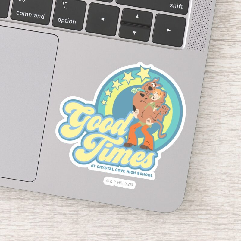 Scooby Doo Shaggy Good Times At Crystal Cove HS Sticker