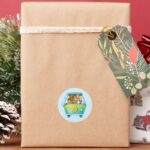 Scooby Doo The Gang Mystery Machine Airbrush Classic Round Sticker