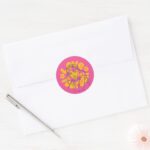 Scooby Doo Daphne Love Yourself Classic Round Sticker