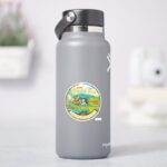 Scooby Doo Gang Driving Through Crystal Cove Sticker