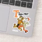 Scooby Doo T Is For Trick Or Treat Sticker