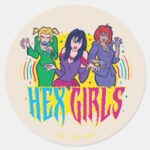 Scooby Doo The Hex Girls Classic Round Sticker